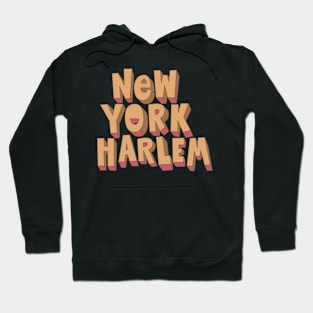 Vibrant Harlem Vibes: Dive into the Hip, Colorful Design of NYC's Iconic Neighborhood Hoodie